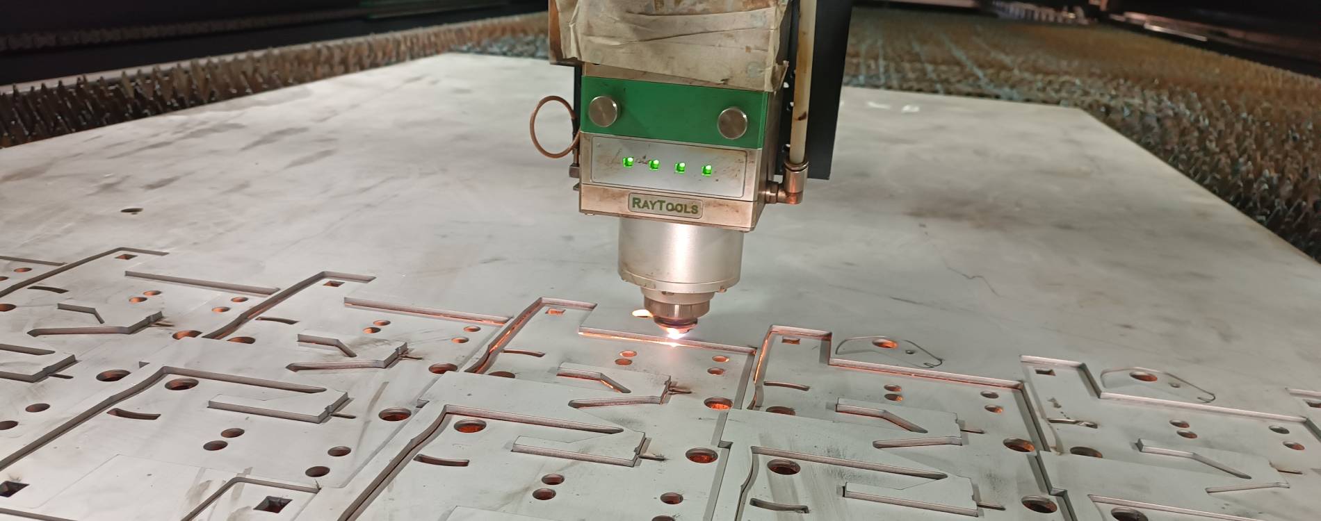 We use modern machines